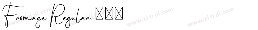 Fromage Regular字体转换